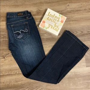 American Rag Cie Low Rise Flare Leg Jeans